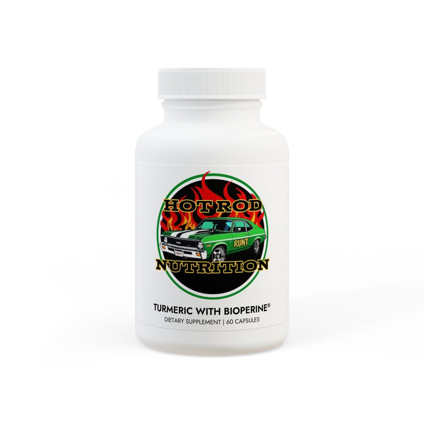 Turmeric with BioPerine® (Black Pepper Fruit Extract) Supplement (60 Capsules)