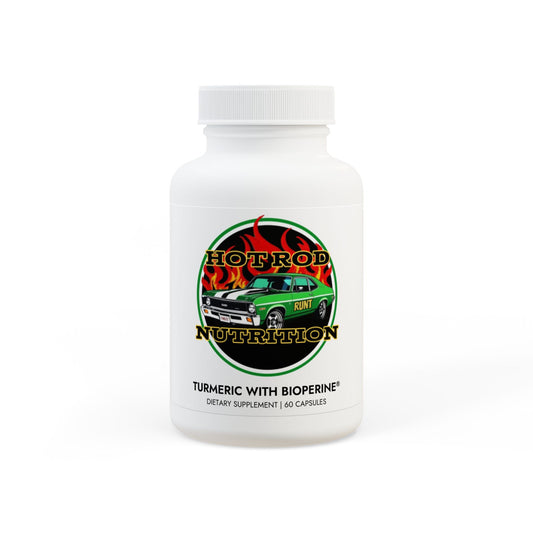 Turmeric with BioPerine® (Black Pepper Fruit Extract) Supplement (60 Capsules)