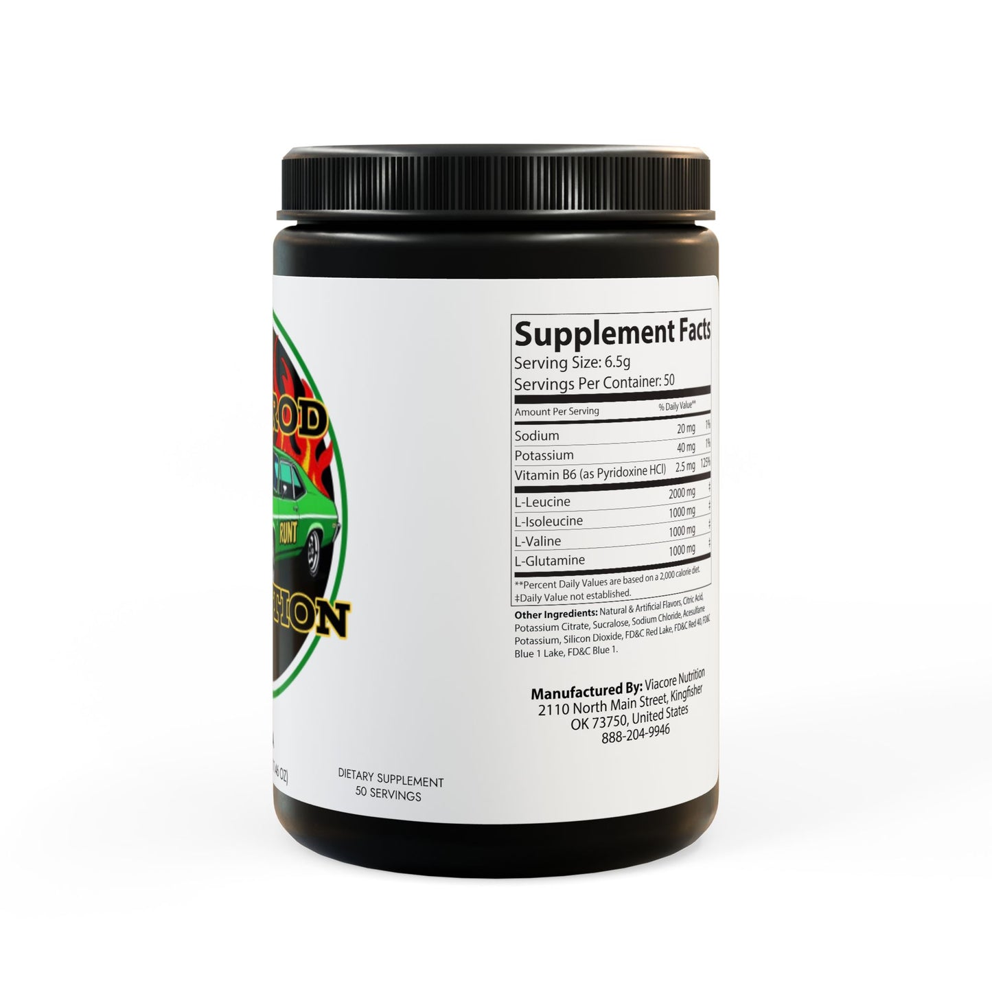 BCAA Supplement, Grape (325g, 11.46oz, 50 servings)