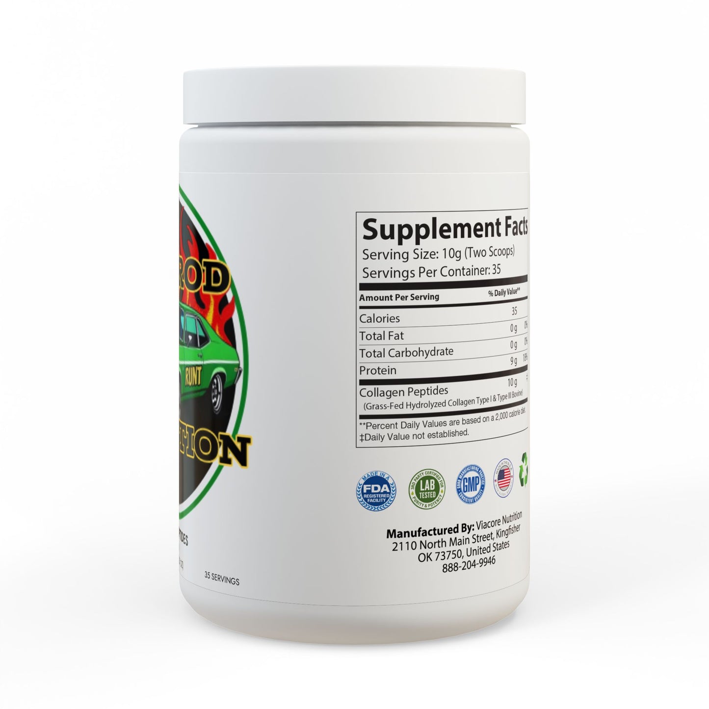 Collagen Peptides Type I & III Supplement (350g, 12.3oz)