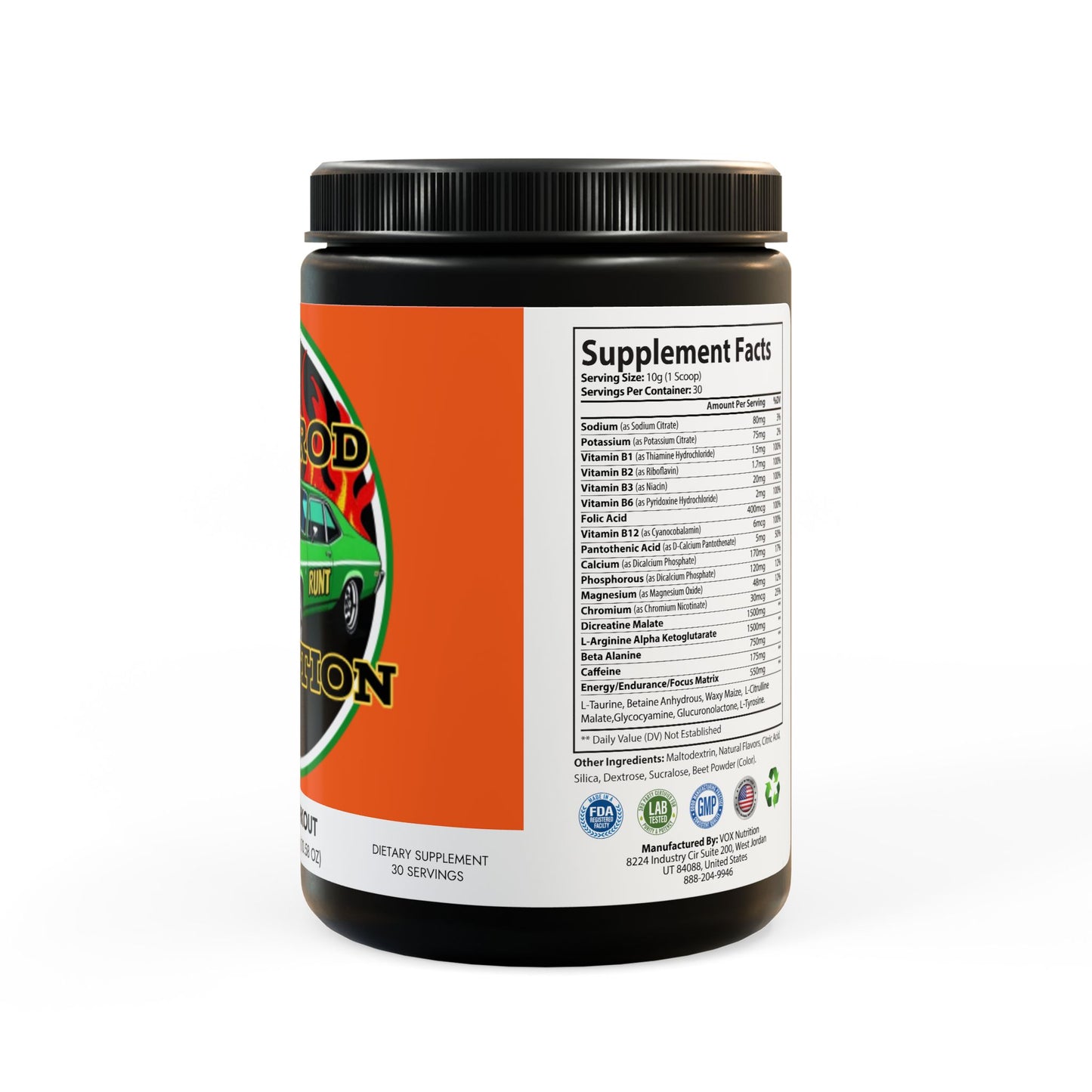 Pre-Workout Supplement, Watermelon (300g, 10.58oz)